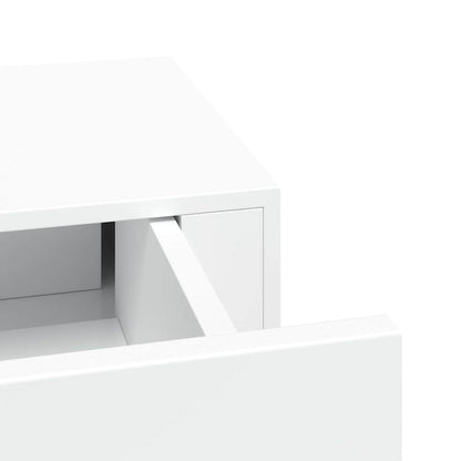 Wall Mounted Drawer Shelves 2pc White MDF | HomeAndLiving