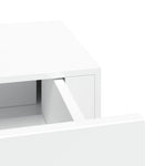 Wall Mounted Drawer Shelves 2pc White MDF | HomeAndLiving