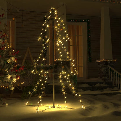 Christmas Cone Tree 160 LEDs Indoor - Outdoor