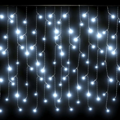 LED Curtain Fairy Lights 3x3m 300 LED Warm White 8 Function