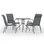 Space Saving 5 Piece Outdoor Dining Set Daily Living Essential Home Comfort
