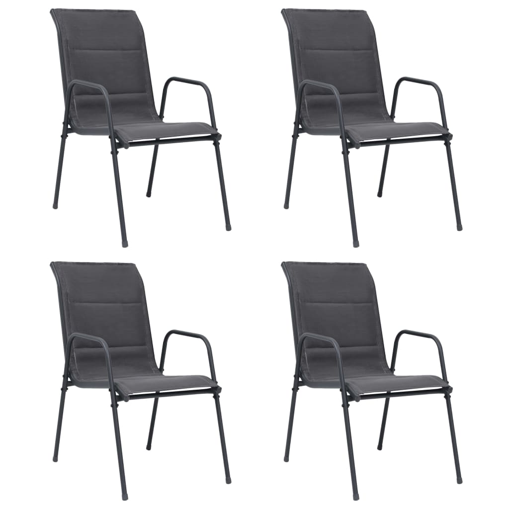 Space Saving 5 Piece Outdoor Dining Set Daily Living Essential Home Comfort 