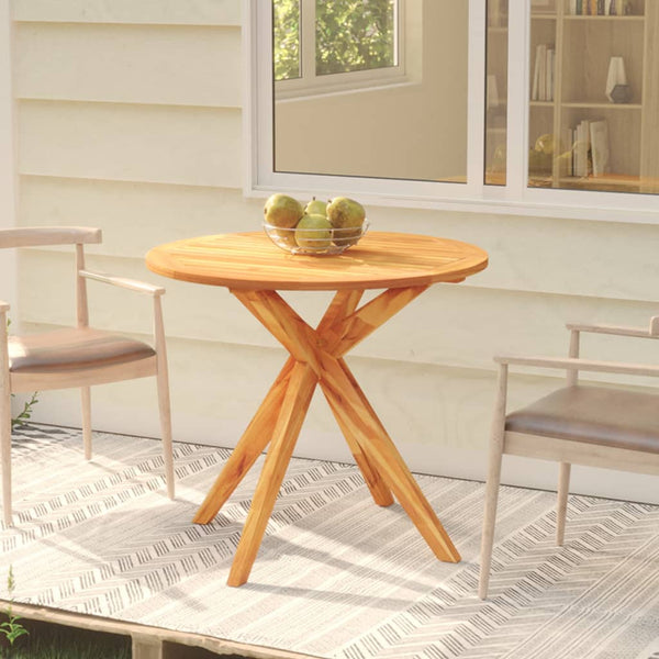  Garden Table Solid Wood Acacia