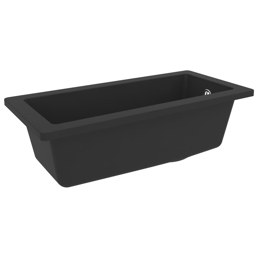 Black Granite Kitchen Sink Overflow Hole | HomeAndLiving