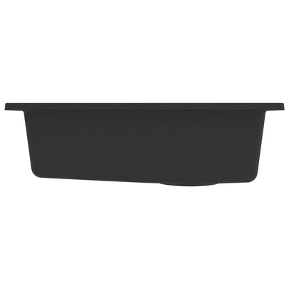 Black Granite Kitchen Sink Overflow Hole | HomeAndLiving