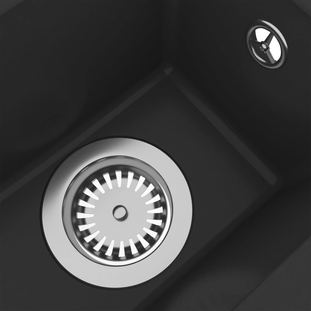 Black Granite Kitchen Sink Overflow Hole | HomeAndLiving