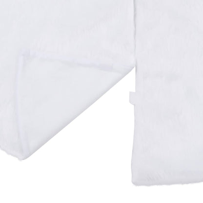 Christmas Tree Skirt White 150 cm Fur