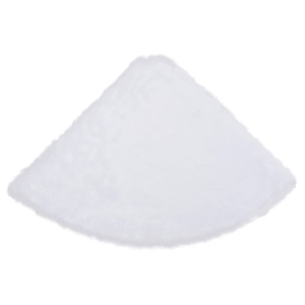 Christmas Tree Skirt White 150 cm Fur