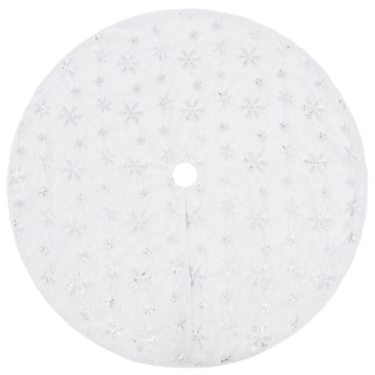 Luxury Christmas Tree Skirt White