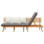 Garden Day Bed Solid Wood Acacia