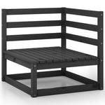 Premium Garden 3 Seater Sofa Black Relaxing Seating Garden Leisure