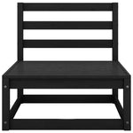 Premium Garden 3 Seater Sofa Black Relaxing Seating Garden Leisure