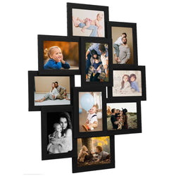 10-Photo Collage Frame 13x18cm Black MDF | HomeAndLiving