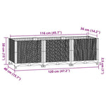 Raised Garden Bed 120x40cm Polypropylene | HomeAndLiving