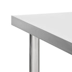 Stainless Steel Kitchen Work Table Wheels 80x60cm | HomeAndLiving
