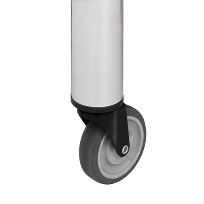 Stainless Steel Kitchen Work Table Wheels 80x60cm | HomeAndLiving