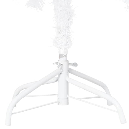 Artificial Christmas Tree with LED & Ball Set White 150 cm PVC