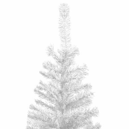 Artificial Christmas Tree with LEDs& Ball Set L 240 cm White