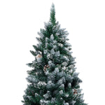 Artificial Christmas Tree with LEDs& Ball Set&Pine Cones 180 cm