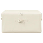 Fabric Storage Boxes 2pk Foldable Cream 43x34cm | HomeAndLiving