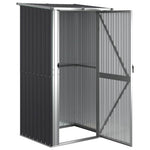 Galvanised Steel Garden Shed Anthracite | HomeAndLiving