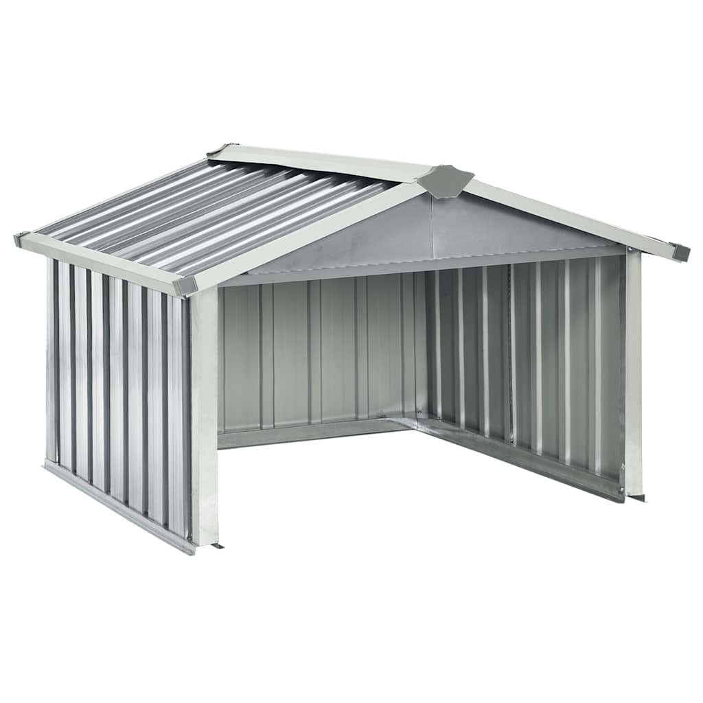 Robot Lawnmower Shed Galvanised Steel | HomeAndLiving