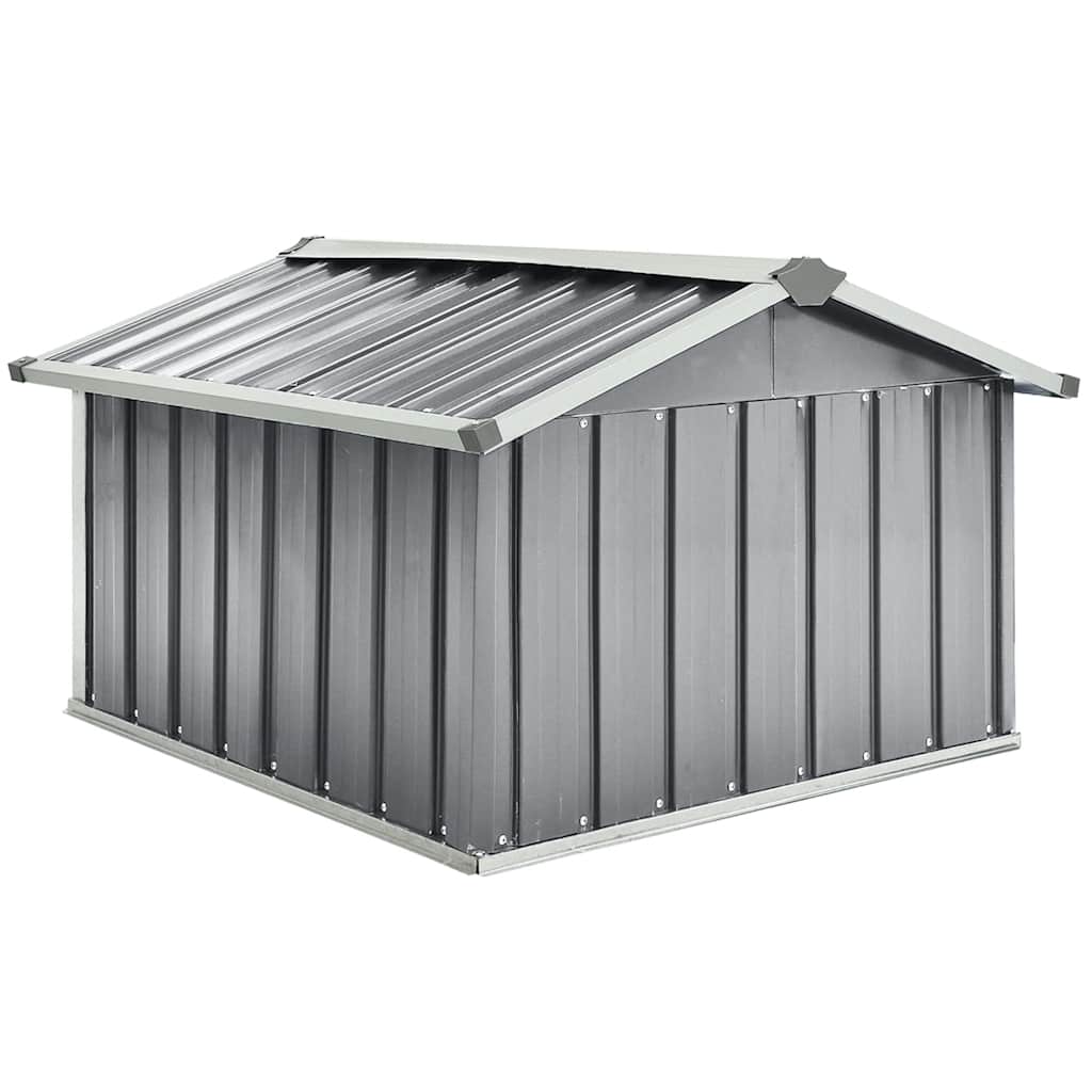 Robot Lawnmower Shed Galvanised Steel | HomeAndLiving