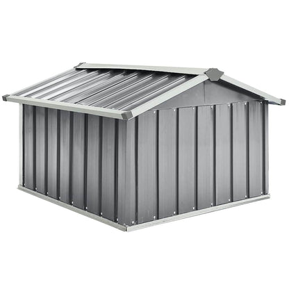 Robot Lawnmower Shed Galvanised Steel | HomeAndLiving