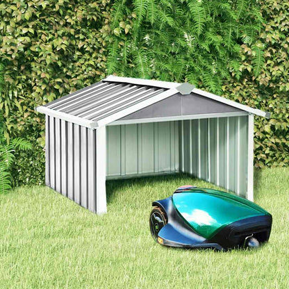 Robot Lawnmower Shed Galvanised Steel | HomeAndLiving