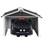 Garden Robot Lawnmower Shed Galvanised Steel Anthracite