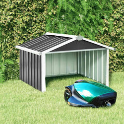 Garden Robot Lawnmower Shed Galvanised Steel Anthracite