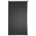 Garden Tool Shed Anthracite Galvanised Steel | HomeAndLiving