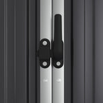 Garden Tool Shed Anthracite Galvanised Steel | HomeAndLiving