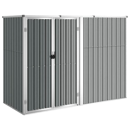 Garden Tool Shed Galvanised Steel 225x89cm | HomeAndLiving