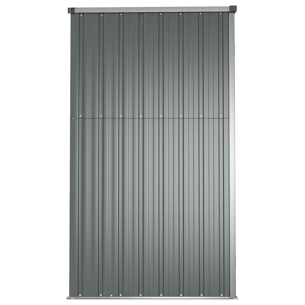 Garden Tool Shed Galvanised Steel 225x89cm | HomeAndLiving