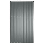Garden Tool Shed Galvanised Steel 225x89cm | HomeAndLiving