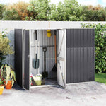 Galvanised Steel Garden Tool Shed 225cm | HomeAndLiving