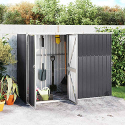 Galvanised Steel Garden Tool Shed 225cm | HomeAndLiving