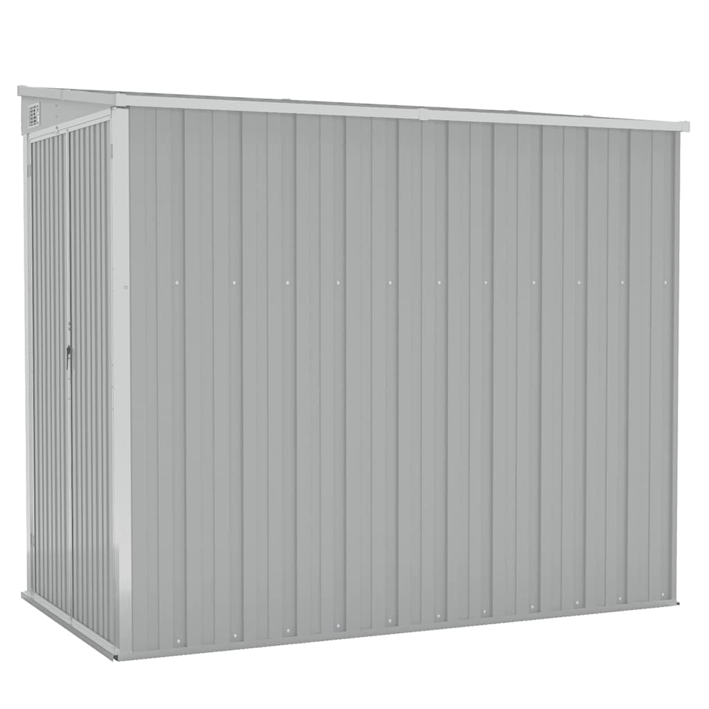 Wall-Mounted Garden Shed Galvanised Steel | HomeAndLiving