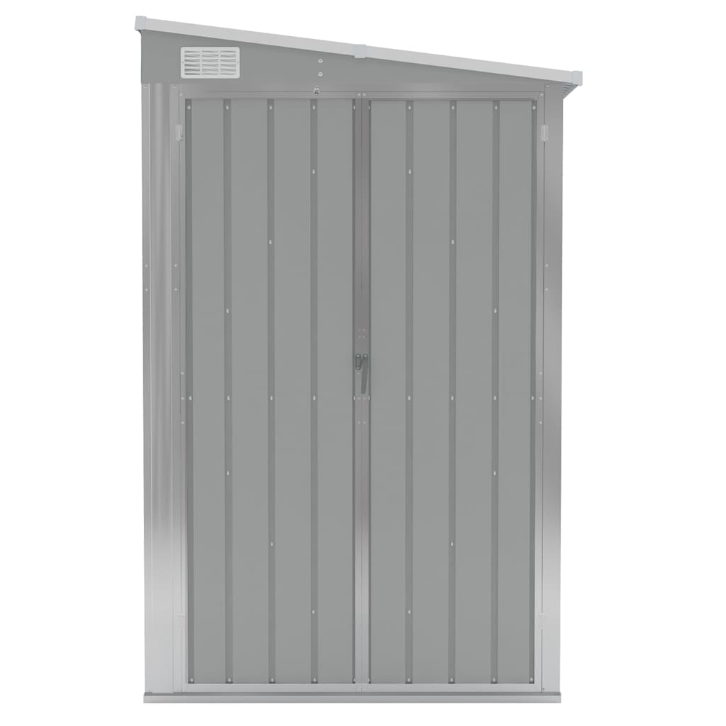 Wall-Mounted Garden Shed Galvanised Steel | HomeAndLiving