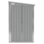 Wall-Mounted Garden Shed Galvanised Steel | HomeAndLiving
