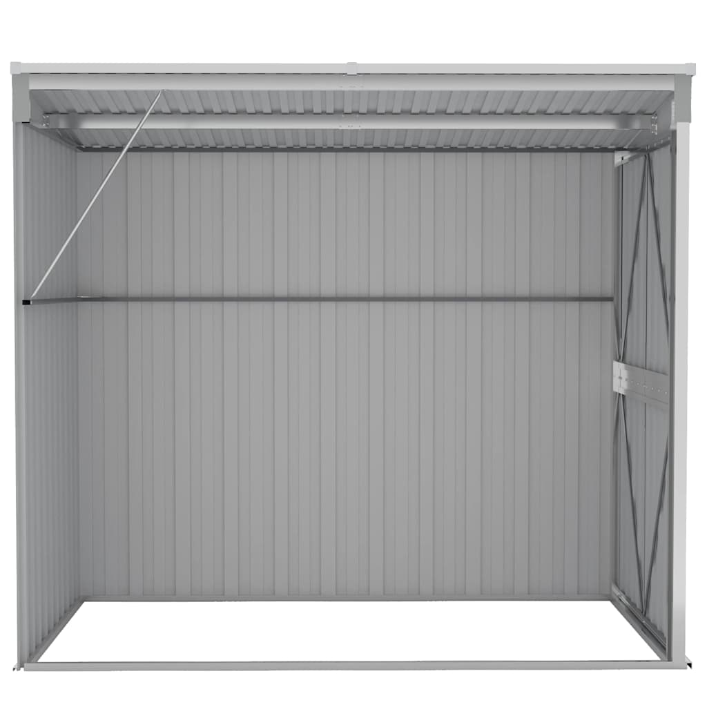 Wall-Mounted Garden Shed Galvanised Steel | HomeAndLiving