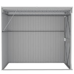 Wall-Mounted Garden Shed Galvanised Steel | HomeAndLiving