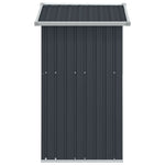 Galvanised Steel Garden Shed Anthracite | HomeAndLiving