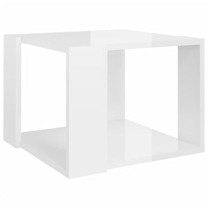 Coffee Table High Gloss White, Engineered Wood