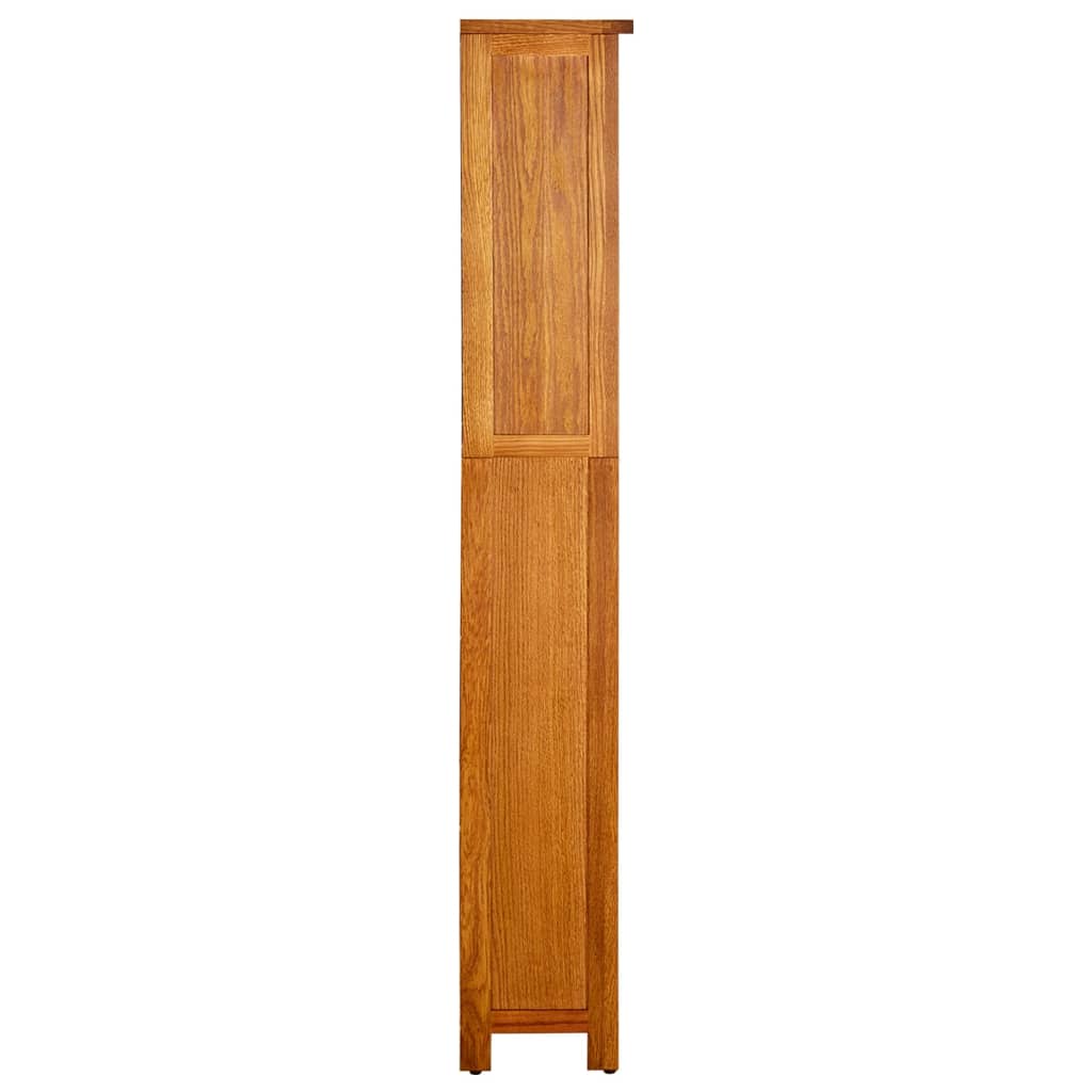 5-Tier Solid Oak Bookcase 70x22x140cm | HomeAndLiving