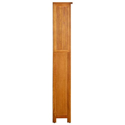 5-Tier Solid Oak Bookcase 70x22x140cm | HomeAndLiving