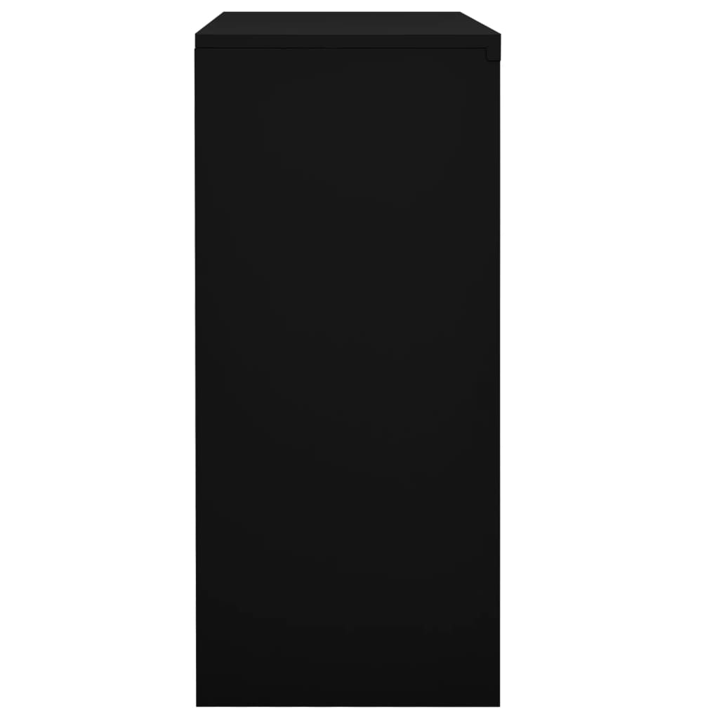 Steel Office Cabinet Sliding Door Lock 90x90cm | HomeAndLiving