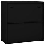 Steel Office Cabinet Sliding Door Lock 90x90cm | HomeAndLiving