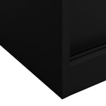 Steel Office Cabinet Sliding Door Lock 90x90cm | HomeAndLiving
